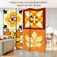 Paravent mexicain 6 panneaux paravent Royal Floral