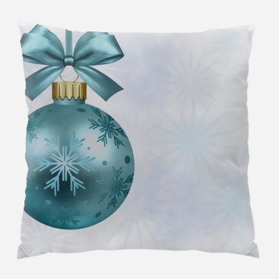 Canvas Outdoor Reversible Throw Pillow