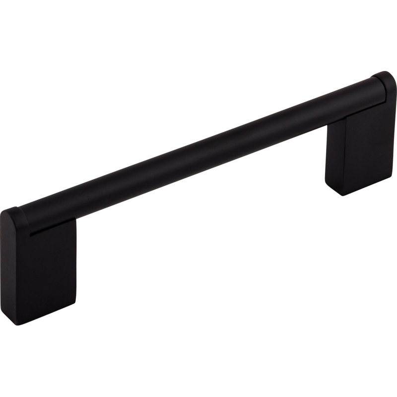 Princetonian Bar Pull, Flat Black, 5 1/16" Center to Center
