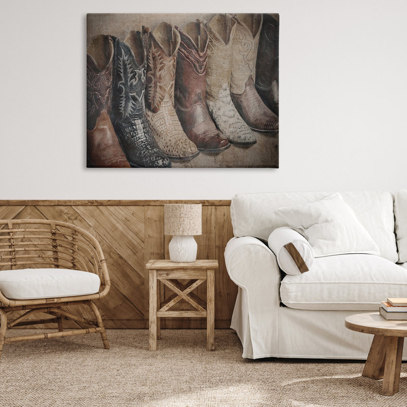 Art texturé sur toile Texan, H 36 po x l 48 po