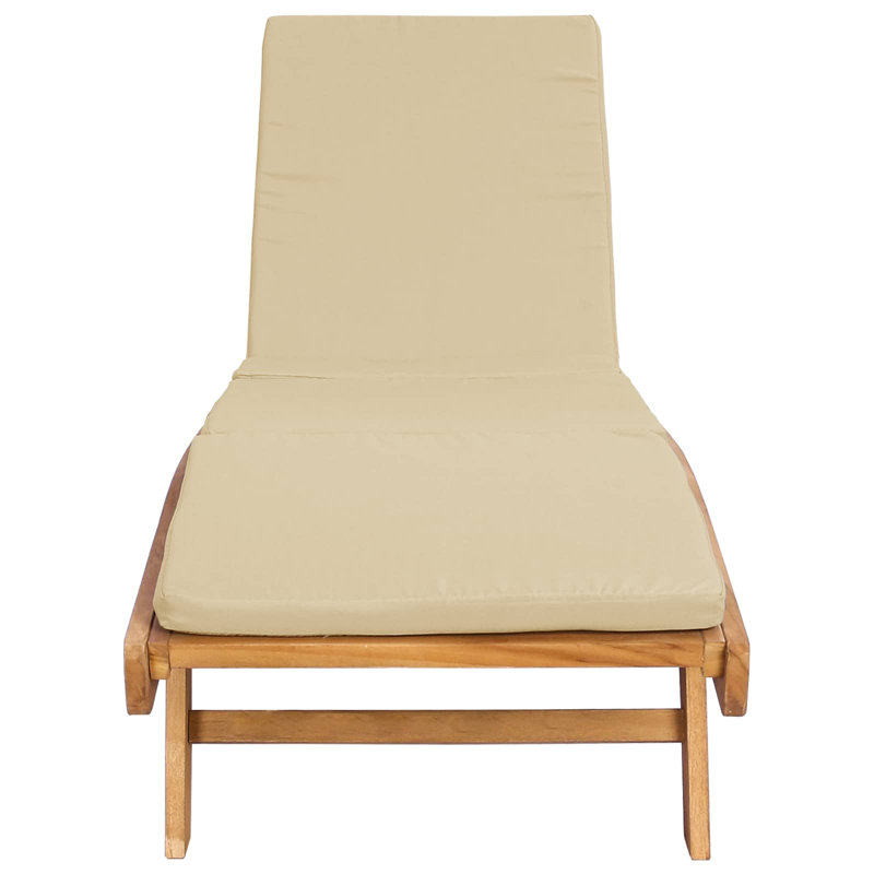 Outdoor Lounge Chair, Beige