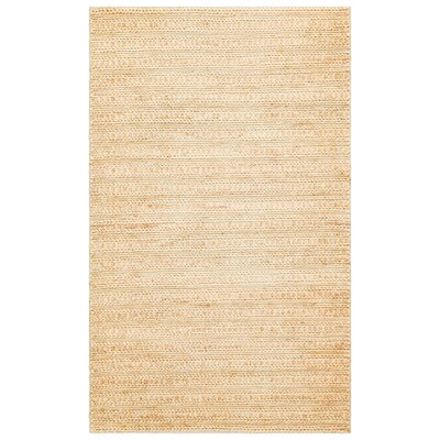 Rectangle Centeno Striped Handwoven 4'7"" x 6'7"" Jute/Sisal Area Rug in Brown -  East Urban Home, D42A5A7B66454ED39E84627008A8D710