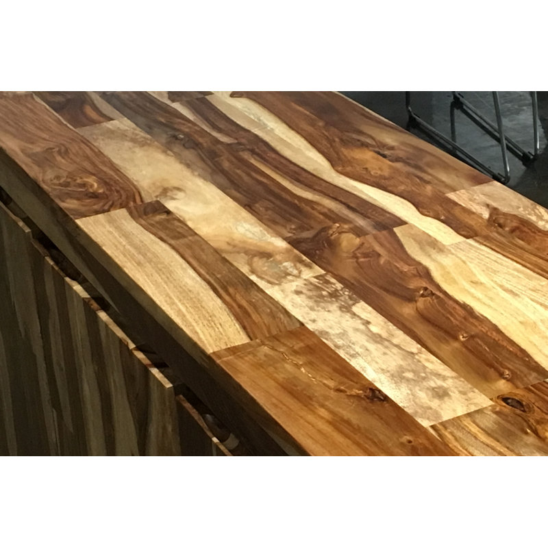 Table buffet de 60 po de largeur, Miel / Brun