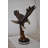 Eagle Flying And Looking Down For Prey Bronze Statue Size: 29" X 17" X 28"H