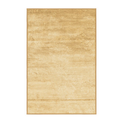 Tapis contemporains brun lavable à la machine 2594