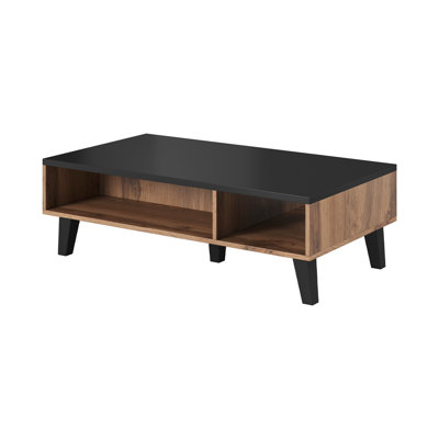 Table basse à 4 pieds avec rangement