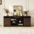Rutail 78'' Media Console with Open Storage Shelves and Cabinets