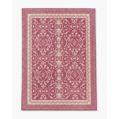 Tapis de chaise rectangulaire à poils courts Rao