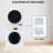 110V Compact Set Digital Washer 1.57cf + Vented Sensor Knob Dryer 3.5cf