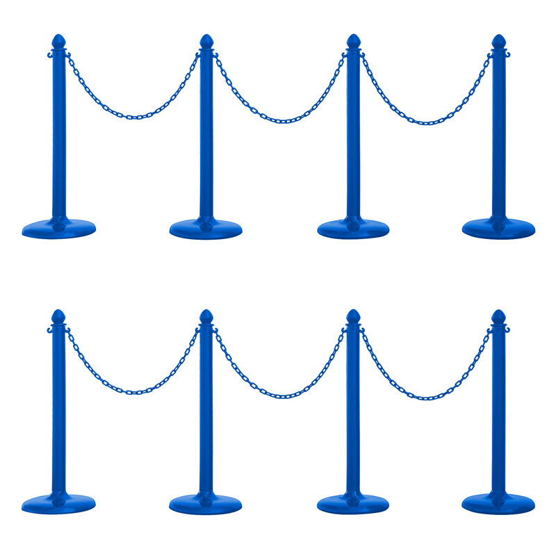 Ensemble de barrière de sécurité, Bleu