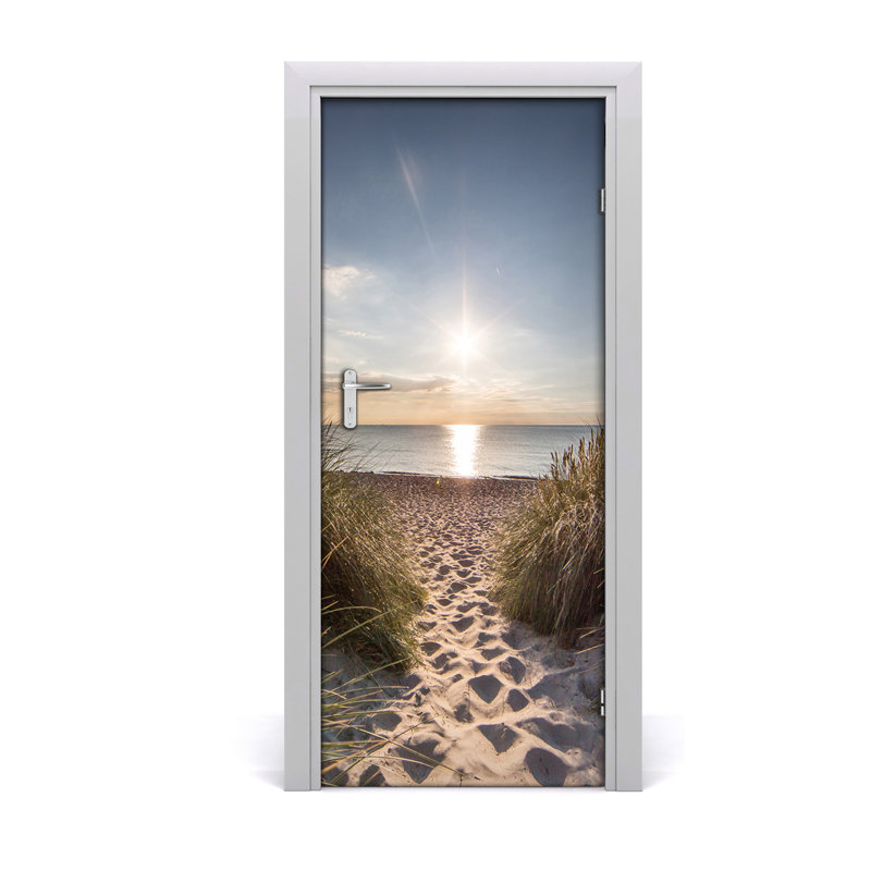 Coastal Dune Door Decal