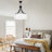 6- Light Dimmable Farmhouse Drum Chandelier For Kitchen Island Dining Room Café-797299873