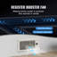 Ventilateur d'appoint silencieux qui s'adapte aux ouvertures de 4 po x 10 po, avec télécommande et contrôle de thermostat, vitesse réglable pour les systèmes de ventilation intelligents de chauffage et de refroidissement, blanc