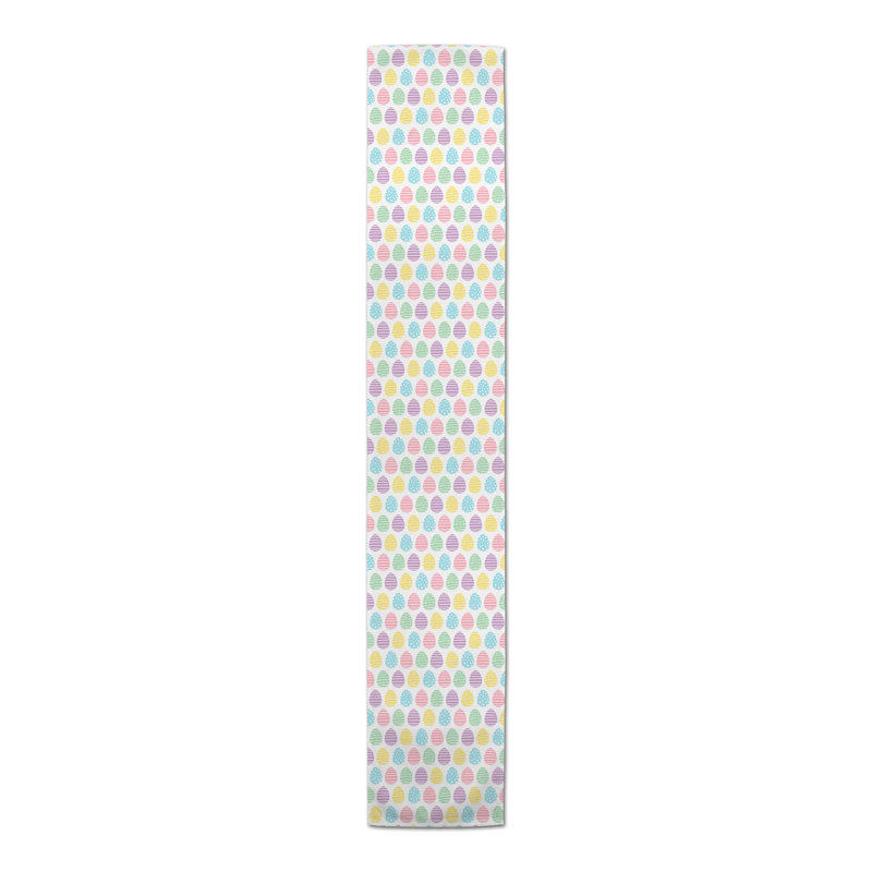 Chemin de table rectangulaire en polyester Cyenna, 90 po x 16 po