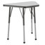 Table d'activité trapézoïdale à hauteur réglable avec pieds trapus-774649214-802538668-774649211