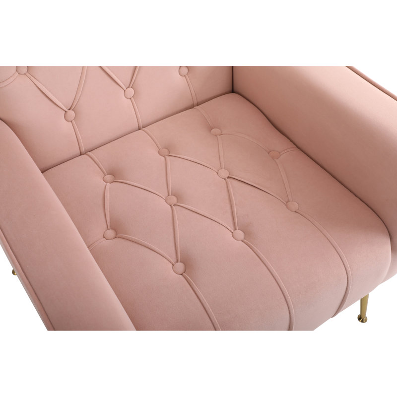 Fauteuil d'appoint moderne avec repose-pieds diaprano, fauteuil confortable pour salon, chambre à coucher, appartement, bureau
