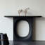 Console rectangulaire en bois de style médiéval-1928202867