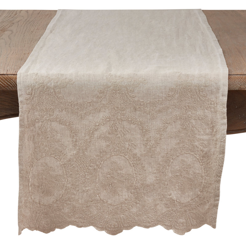 Ean Linen Table Runner, Natural