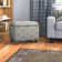 Repose-pieds rectangulaire avec rangement en polyester 22 po Arath