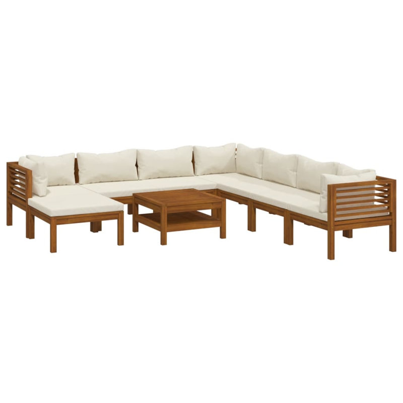 Ensemble de conversation modulaire 9 pièces