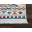 Tapis blanc tissé à la machine Southwestern-683028636