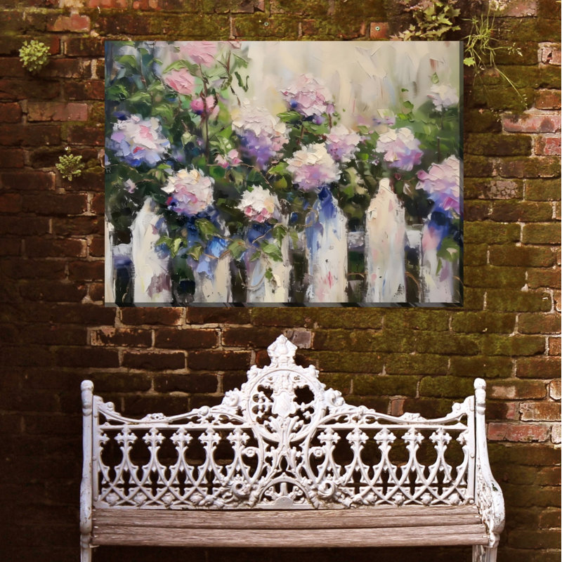 Art sur toile, clôture de Frannie