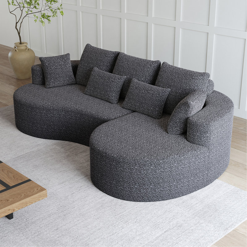 Canapé modulaire surdimensionné Modern, Gris