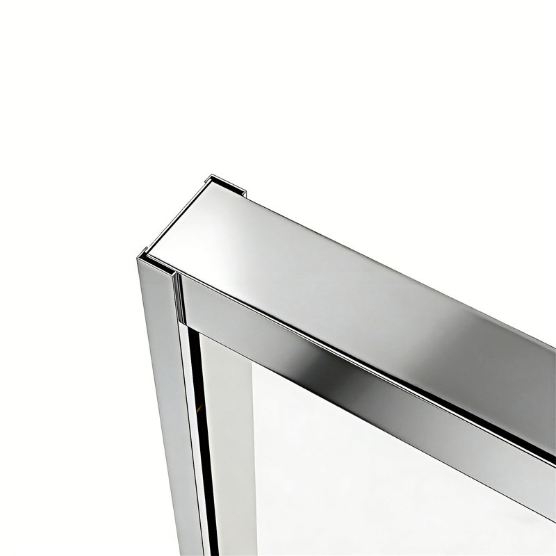 Porte de douche coulissante triple Bypass, Chrome chrome