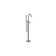 Delphi Floor Tub Filler with Diverter