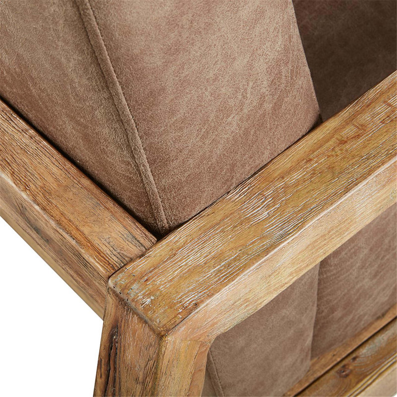 Fauteuil d'appoint Easton, Polyester taupe