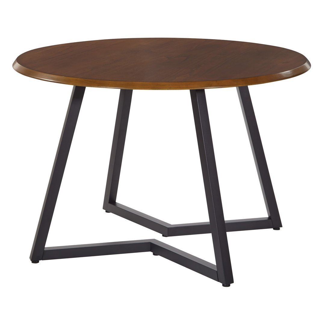 Koralynn Round Metal Base Dining Table Ebern Designs Table Top 