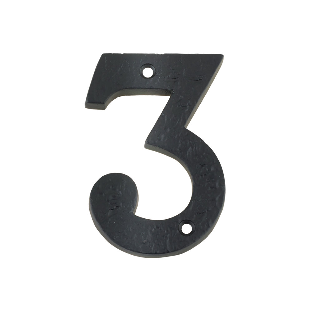 10cm H Metal House Number