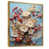 Toile avec cadre flottant or
