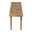 Banc en bois de manguier, naturel