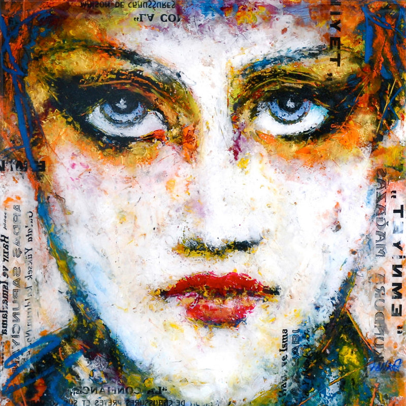 Lana Greben - Wrapped Canvas Painting, 61cm H x 61cm W x 3.81cm D
