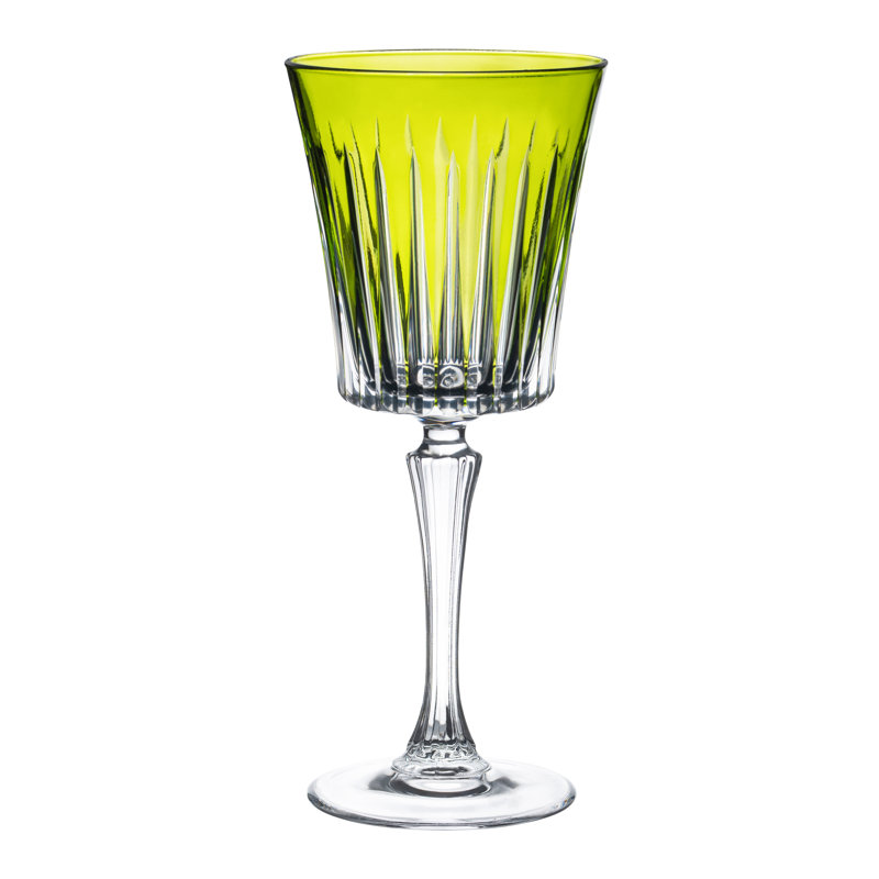 Crystal Goblet, 10 oz., Green