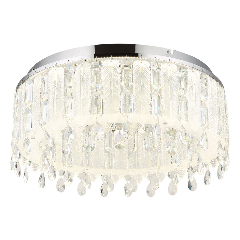 Frizzell LED Flush Mount, 26cm H x 58cm W x 58cm D