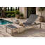 Chaise longue simple inclinable 76 po Aynura-115312496