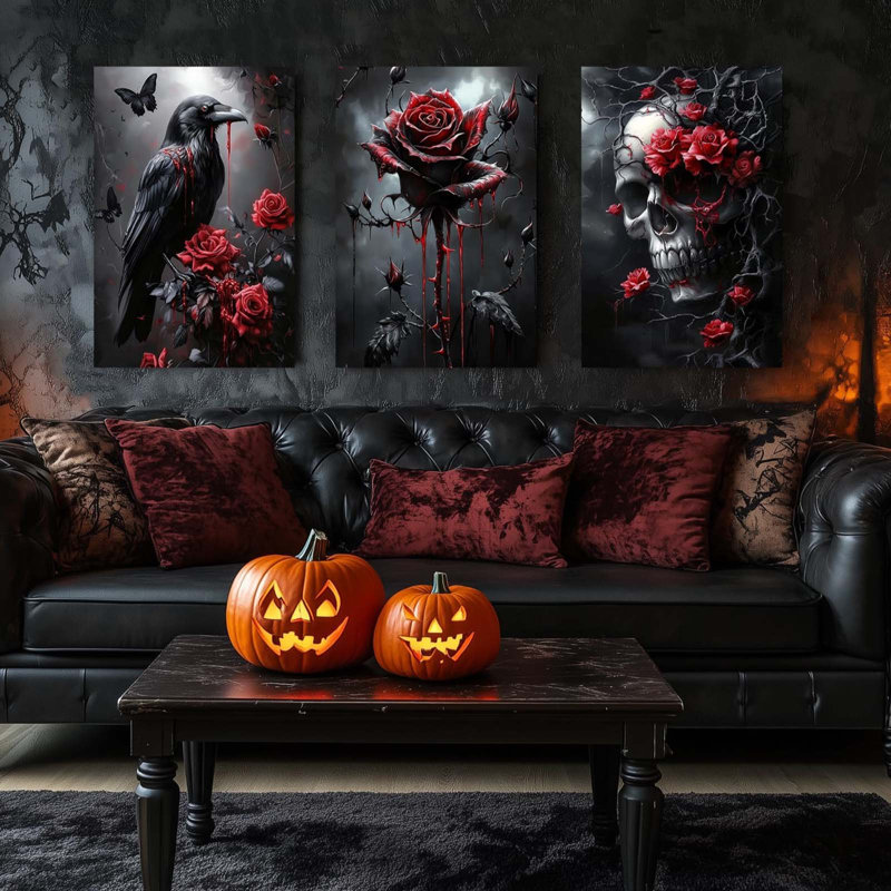 3 Piece Wrapped Canvas Print, 60 cm H x 40 cm W
