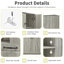 Tall Storage Cabinet with Adjustable Shelves-1417254525