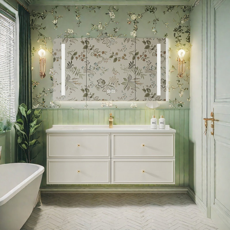 French simple modern bathroom cabinet
