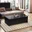 Rectangular tempered glass coffee table-106378500-106378501