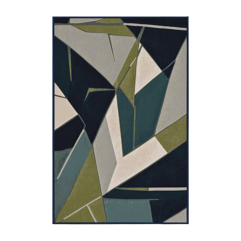 Nebula Trails Rug, Rectangle 4' x 6'