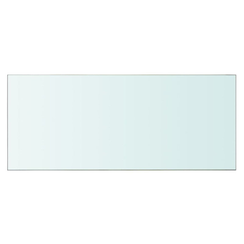 Tablette en verre, H 0,31 po x l 27,6 po x P 11,8 po
