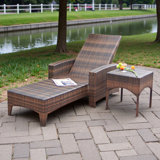 Outdoor leisure garden balcony recliner