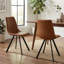 Chaise d’appoint rembourrée en jaune Dunellon