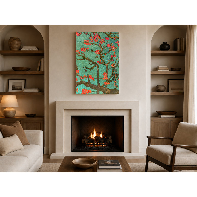 Fleur d'amandier (1890) - Portrait, art mural sur toile, 16" W x 20" H