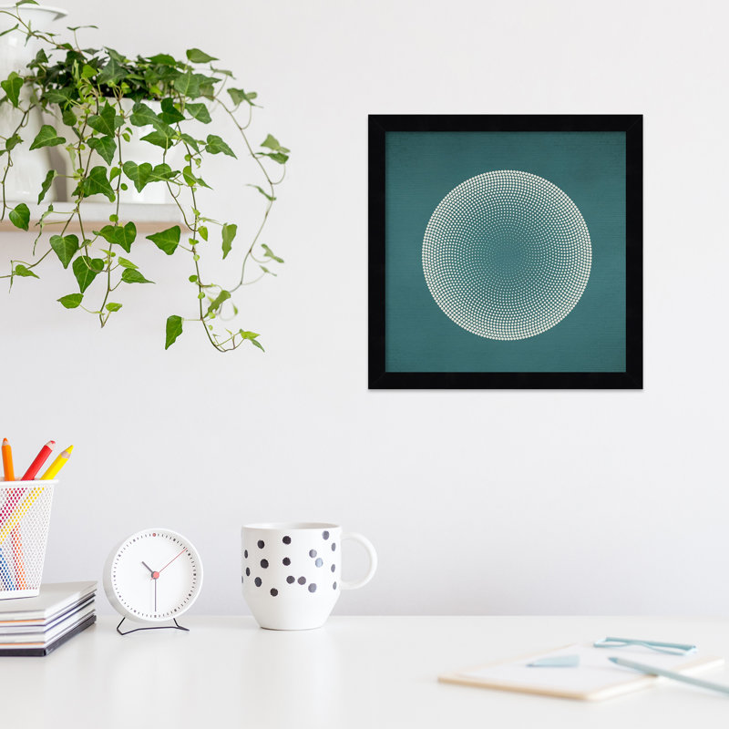 Circles by Incado, 13" H x 13" W x 1" D, Black