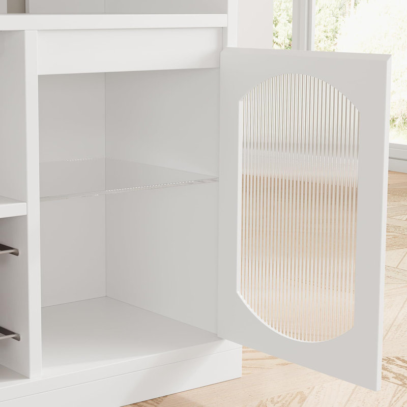 Armoire à boissons alcoolisées 47 "avec support à vin