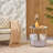Deeley Small End Table with Storage Bag X-Shaped Cross-Leg Side Table Foldable Tray-2064531331